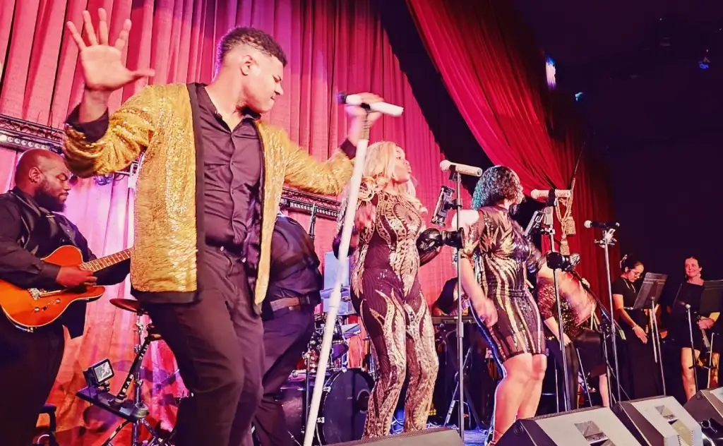 We Are Family disco tribute band performing live